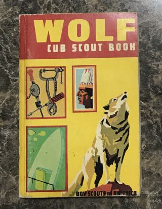 Vintage Boy Scout - 1968 Wolf Cub Scout Book