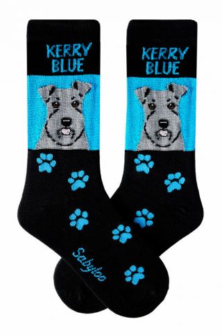 Kerry Blue Terrier Crew Socks Unisex