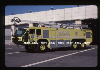 Port Authority Ny & Nj @ Newark 2003 Oshkosh Striker Cfr Fire Apparatus Slide