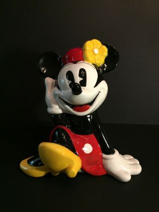 Disney Minnie Mouse Cookie Jar By Treasure Craft