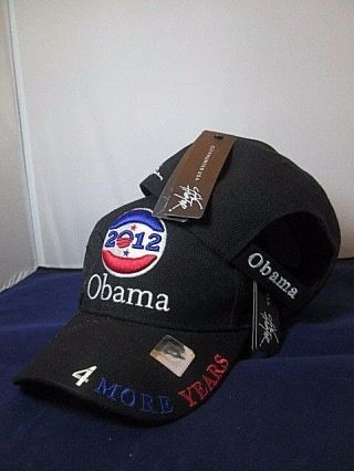 President Barack Obama 2012 Baseball Caps With Tags - Black