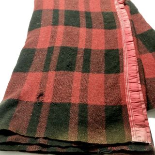 Buffalo Plaid Wool Blanket 140 