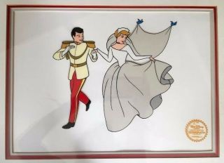 Disney Limited Edition Serigraph Cel,  Cinderella,  W/certification