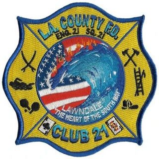 Los Angeles County Fire Department Station 21 “club 21” Patch.