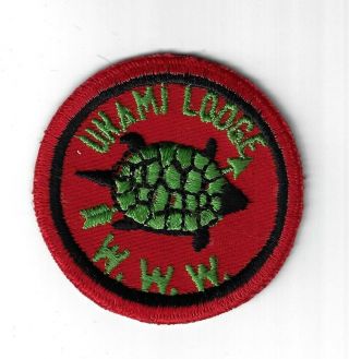 Oa Lodge 1 Unami Www R8a Red Bdr.  Cradle Of Liberty,  Penn.  [jb - 526]