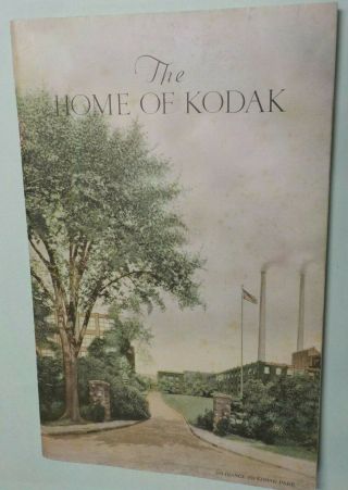 Vintage Souvenir Booklet " The Home Of Kodak " / Facts & Photos / Kodak Park