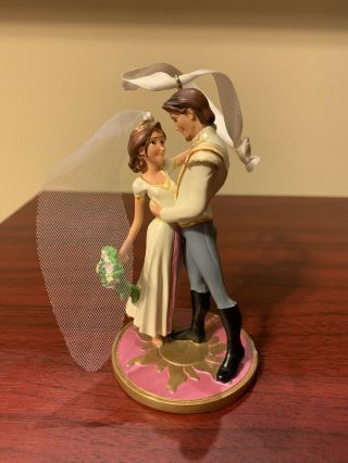 Disney Store Tangled Ever After Ornament Rapunzel And Flynn Rider