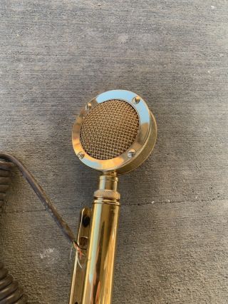 Vintage Astatic D - 104 Golden Eagle Microphone Solid Shape 1970 ' s 2