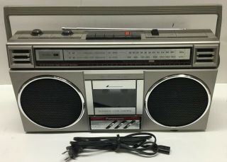 Vintage Panasonic Rx - 4850 Portable Stereo Cassette Am/fm Radio Boombox