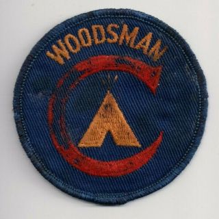 P Bsa Patch,  Central Indiana Council In,  Firecrafters Woodsman Camp Patch,  Old