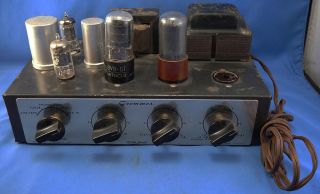 Vtg Grommes Lj6 Little Jewel Tube Amp Amplifier,  Parts