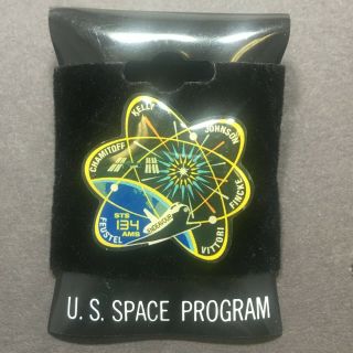 Nasa Space Shuttle Endeavor Sts - 134 Epoxy Lapel Tack Pin Iss Assembly Ulf6