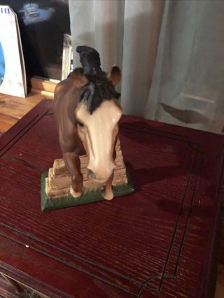 Vintage Breyer Jumping Horse with Detachable Stone Wall. 2