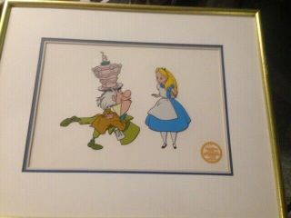 Disney Serigraph Cel Picture Alice In Wonderland Party Limited Edition