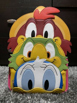 Loungefly Disney The Three Caballeros Mini Backpack With Tags