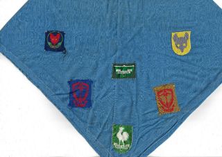 Neckerchief Traded For At The 1951 World Scout Jamboree Unknown [ht204]