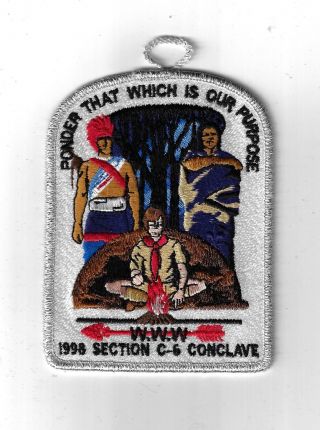 1998 Oa Conclave Section C - 6 Ponder That Which Is Our Purpose Smy Bdr.  [clv - 310]