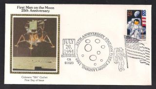 Apollo 11 - Moon Landing - Lunar Module - 25th Anniv First Day Cover / Envelope
