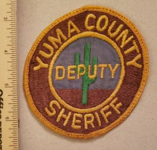 Older Yuma County Arizona Deputy Sheriff Police Patch