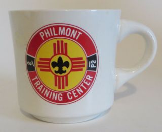 Vtg Boy Scouts Bsa 8oz Coffee Mug Cup Philmont Training Center Nm Ranch