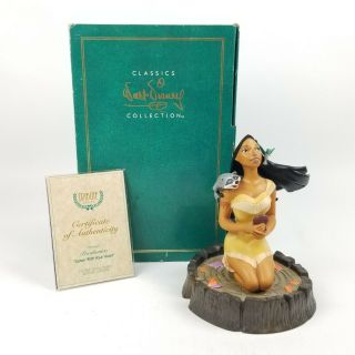 Wdcc From The Disney Movie Pocahontas Listen With Your Heart W/box &