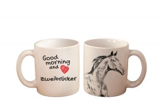 Zweibrücker Ceramic Mug Good Morning And Love Horse Graphics Ca