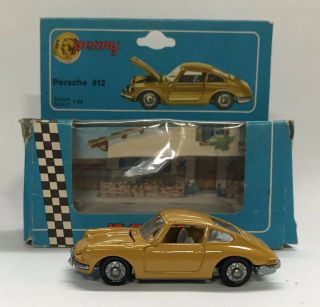 Vintage Politoys,  Penny 24 Porsche 912 With Orginal Box Ie Matchbox