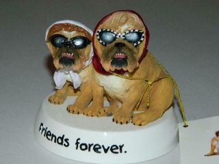 Bulldog Figurine Friends Forever Bff Dogs Best Collectible Zeldas Wisdom Figure