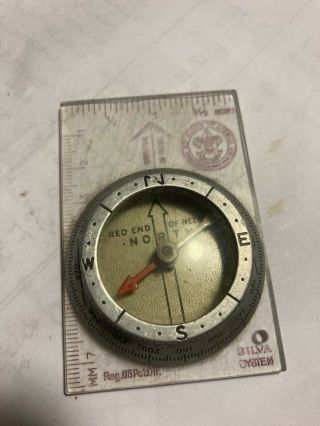 Vintage Boy Scouts Of America Bsa Silva Type 1070 Compass