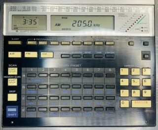 Vtg Sony ICF - 2010 Shortwave Radio AM FM SSB CW Receiver Amateur HAM “Powers Up” 3
