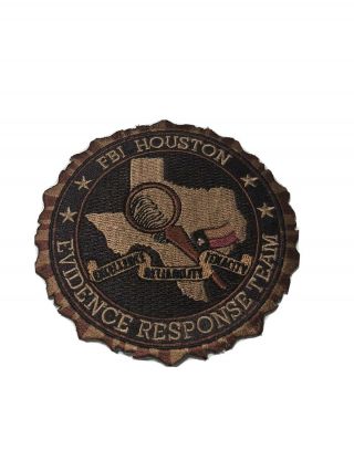 Fbi Federal Bureau Of Investigation Houston Evidence Response Team Patch.  (gman)