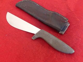 Vintage Gerber Usa Made 8.  5 " Overall Fixed Blade Knife & Sheath