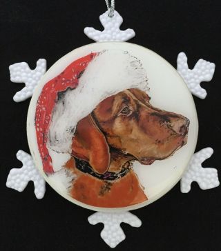 Vizsla Dog Christmas Ornament