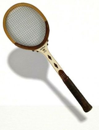 Vintage Wilson Wood Tennis Racquet Jack Kramer Pro Staff 4 1/2 " Light