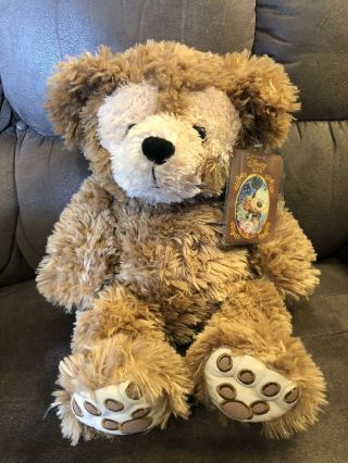 Pre - Duffy Disney Bear - Rare - Tan - With All Tags And Mini Storybook