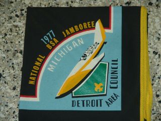 1977 National Jamboree Detroit Area Council Neckerchief