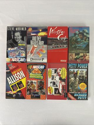 NASCAR vintage VHS Tapes Earnhardt Sr Last Race And Funeral 30 Tapes Total 3