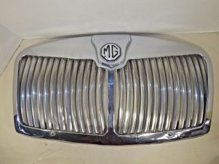 Vintage 1957 Mg Mga Oem Grille Brass Chromed Plated In Good