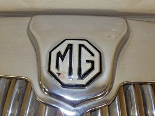 VINTAGE 1957 MG MGA OEM GRILLE BRASS CHROMED PLATED IN GOOD 2
