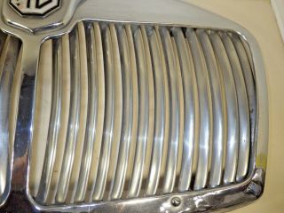 VINTAGE 1957 MG MGA OEM GRILLE BRASS CHROMED PLATED IN GOOD 4