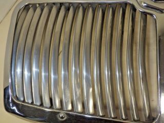 VINTAGE 1957 MG MGA OEM GRILLE BRASS CHROMED PLATED IN GOOD 5