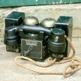 Ww2 1940 Field Telephone Set F Mk1 Tmc Phone Vintage Army World War 2 British