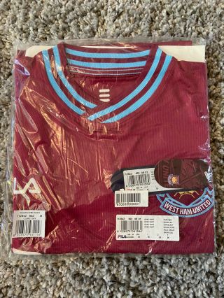 Bnwt West Ham United Football 2001 - 03 Vintage Shirt - Size Medium
