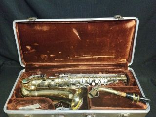 Buescher Aristocrat Saxophone Vintage Early 70 