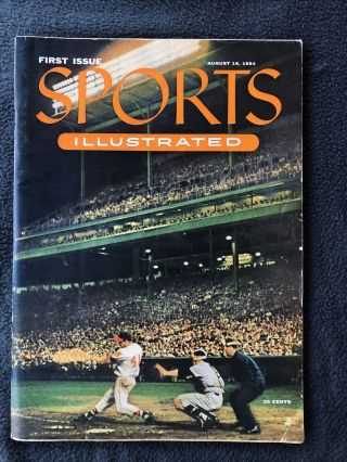 Vintage First Issue - - Sports Illustrated - - - August 16,  1954 - Baseball Cards