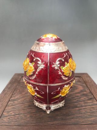 Chinese Hand Make Cloisonne Toothpick Holder A63