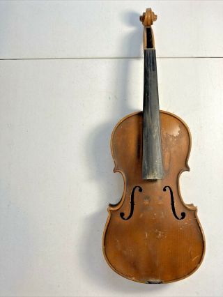 Salvadore De Durro B&j York Antique Finely Made Violin Needs Accessories 2