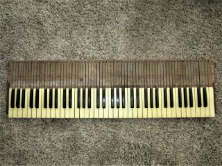 Full Set Antique Piano Keys Victorian Parlor Pump Reed Organ Keyboard Part Art