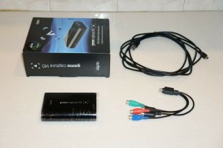 Elgato Game Capture Hd W/ Box,  Usb Cable And Av Adapter Vintage Retro Gaming