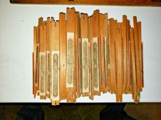 73 Pallet Valves From A Vintage 1889 Estey Reed Pump Organ